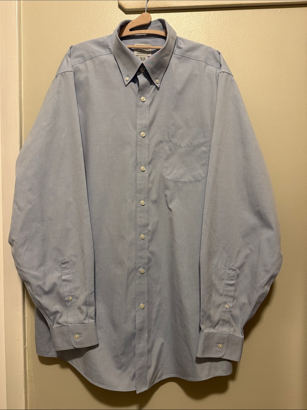 L.L.Bean Classic Button-Up Shirt in Pale Blue